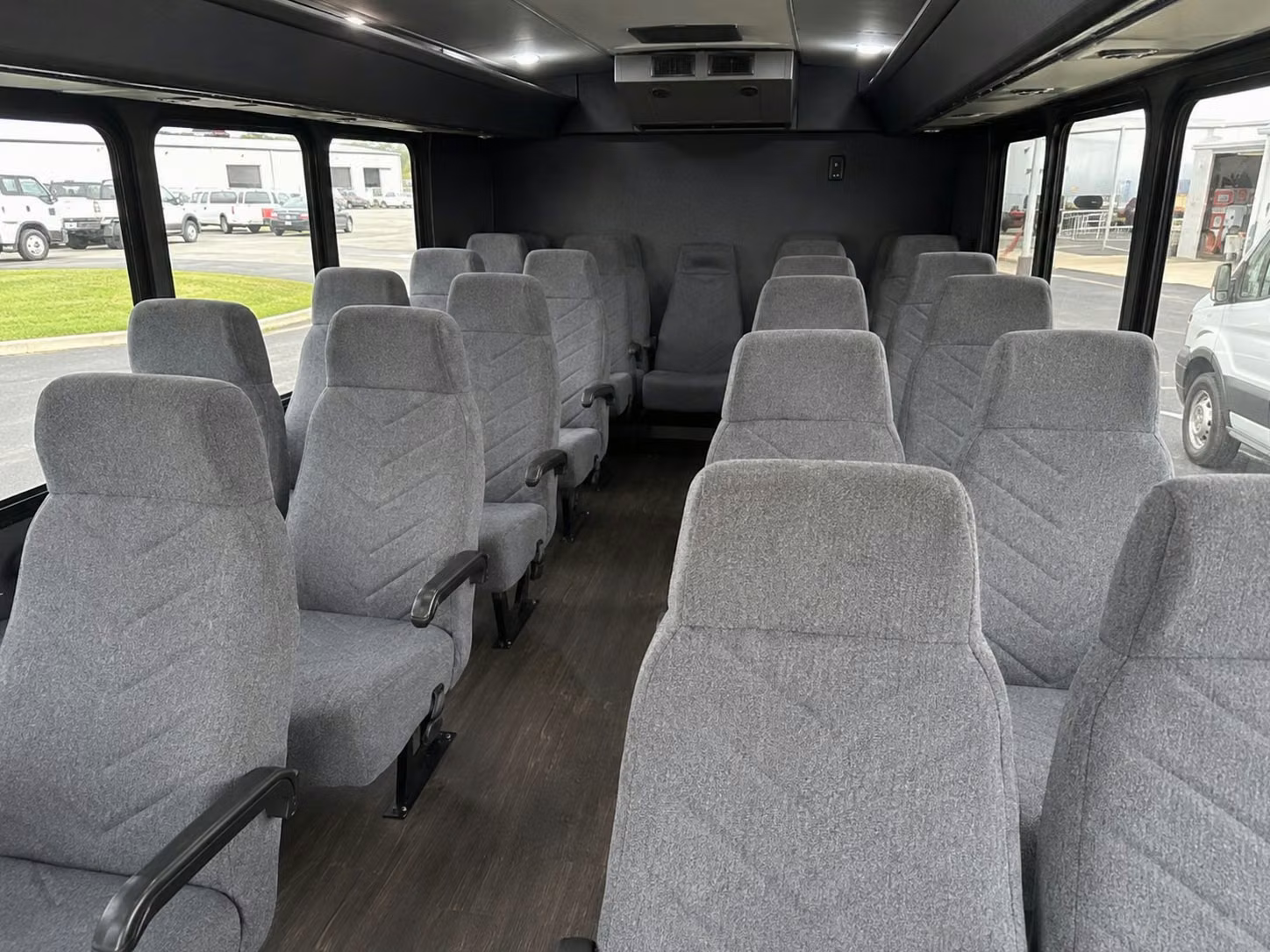 15 passenger minibus interior