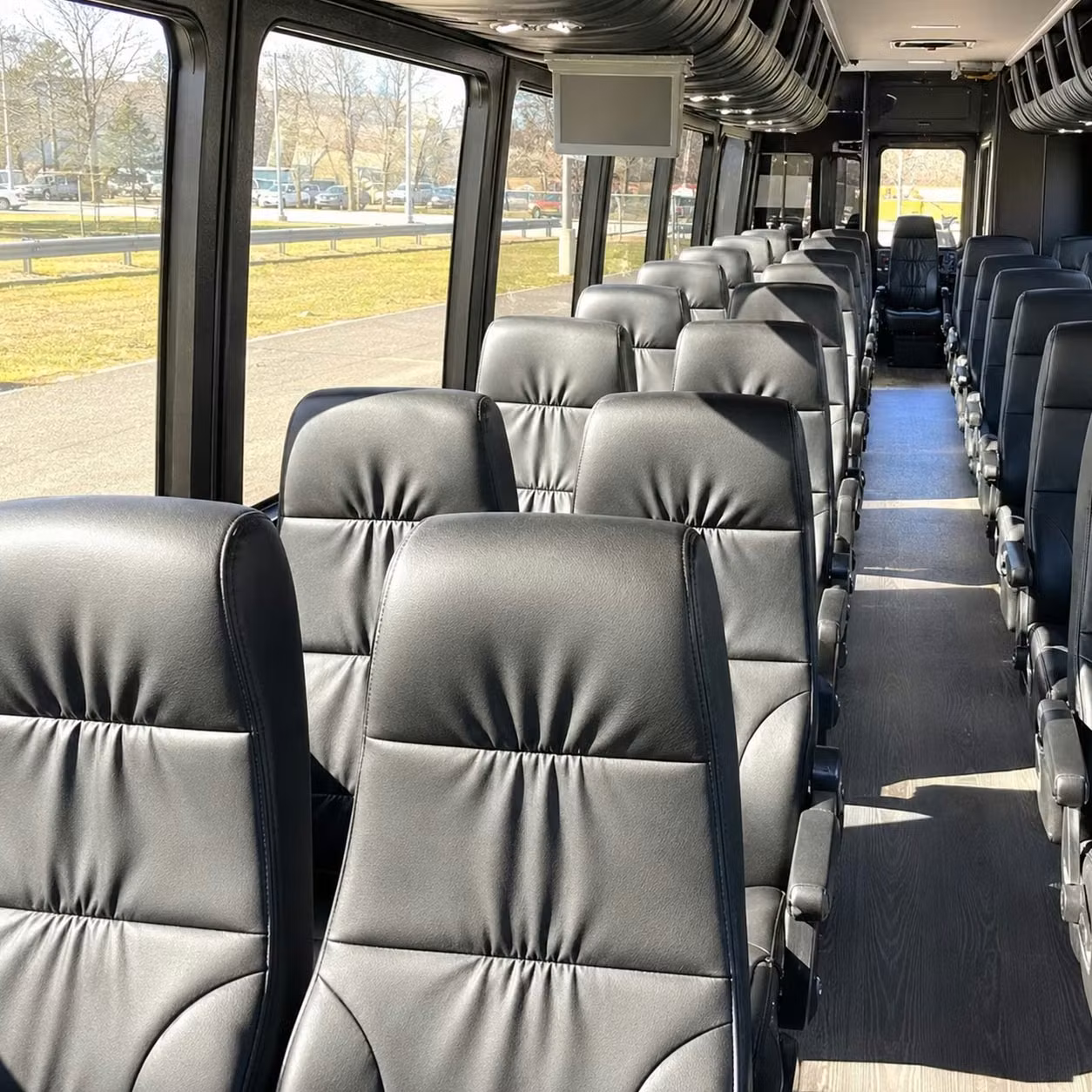 25 passenger minibus inside