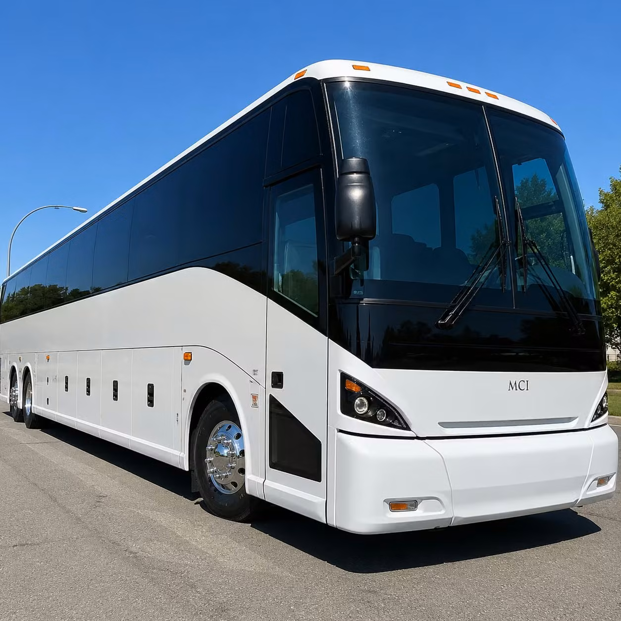 56 passenger charter bus