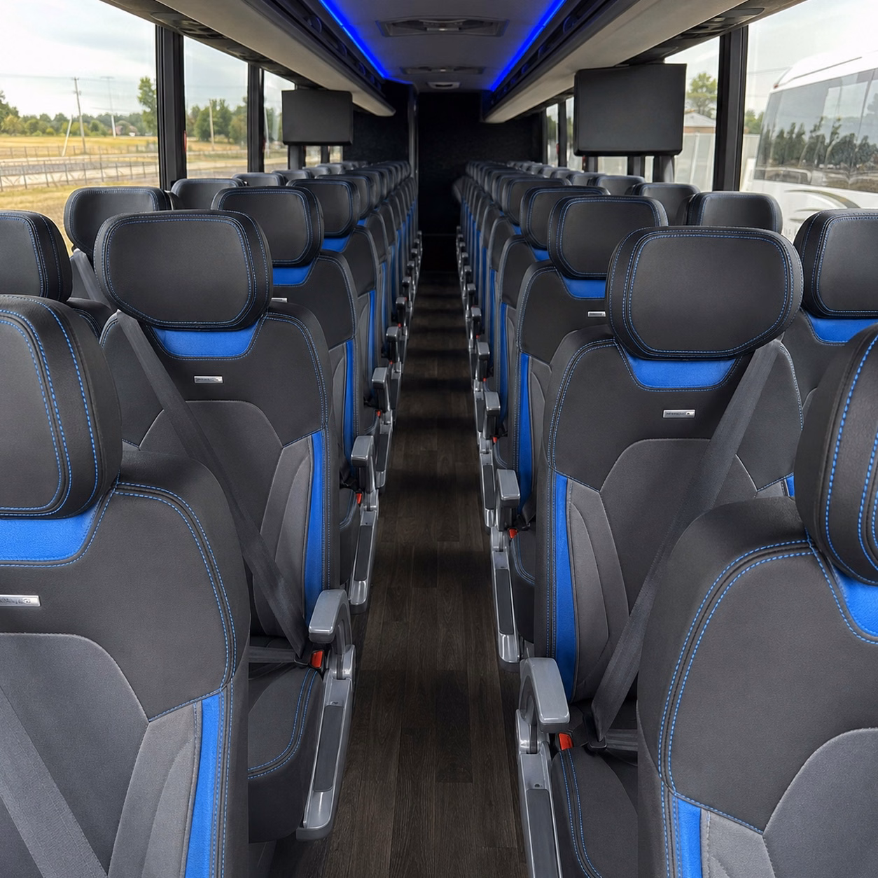 san bruno charter bus interior