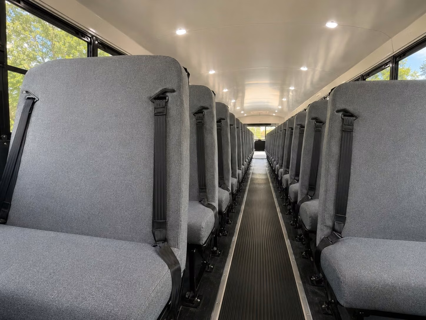 school bus interior